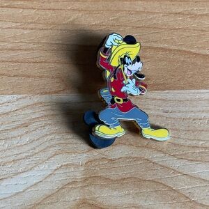 Goofy Firefighter Enamel Pin